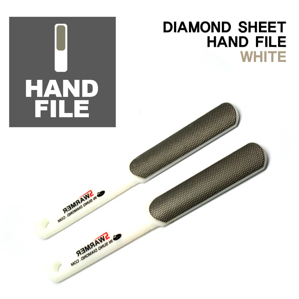 Diamond Sheet White Handfile F_140_B_400